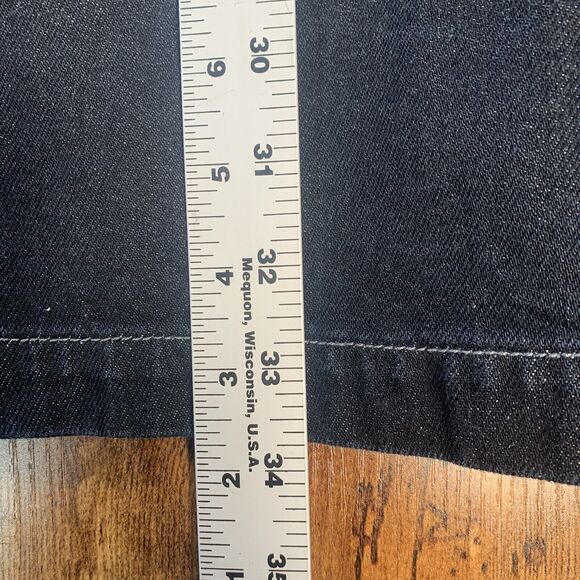 VINTAGE DON (3XL) Blsck w/ White Stripes ~ Embroidered DON Logo Black‎ Gray Jean - Picture 5 of 6